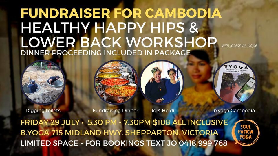 Shepparton - Health Happy Hips & Lower Back - Fundraiser for Cambodia