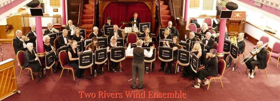 Two Rivers Wind Ensemble joint Autumn concert with Bideford Town Band Pannier Market Bideford 