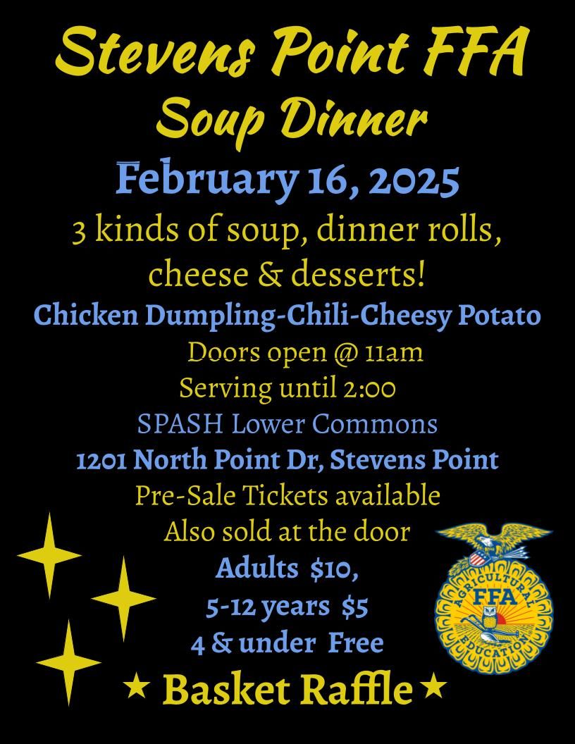 Stevens Point FFA Soup Dinner