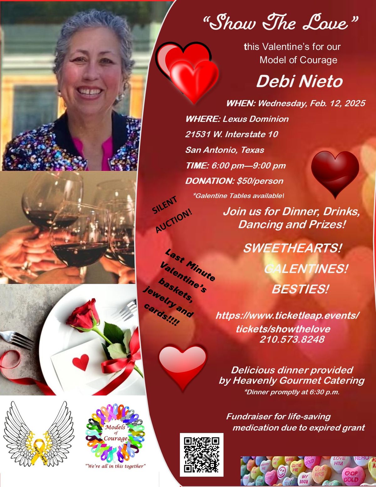 "Show the Love" for our Model of Courage, Debi Nieto