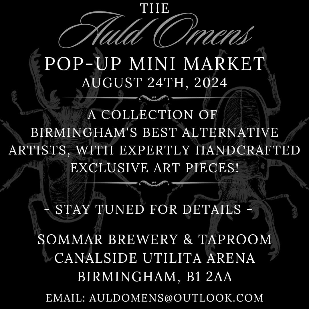 Auld Omens Pop-Up Mini Market, August 24th