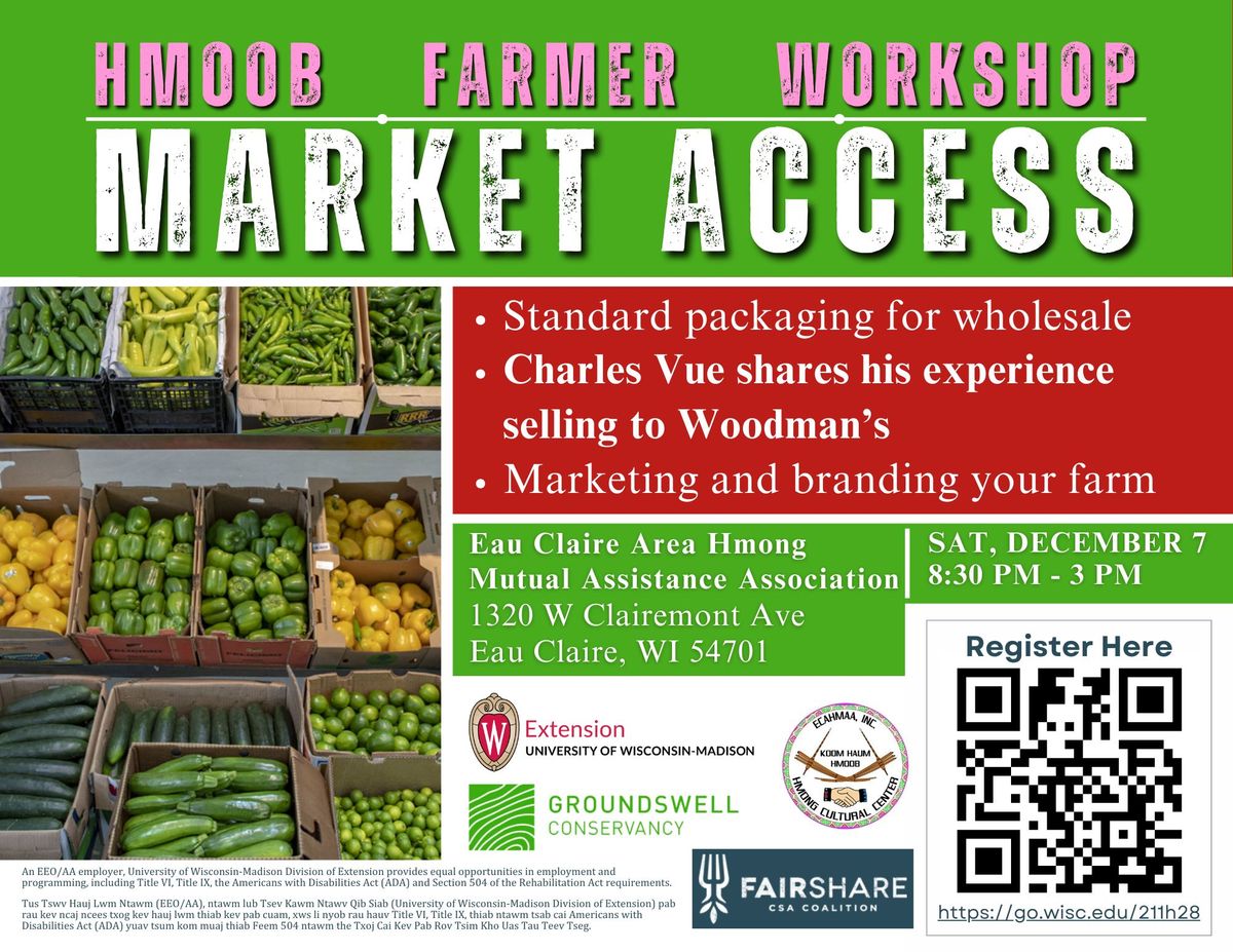 Hmong Farmers Workshop--Market Access high-lighting wholesale