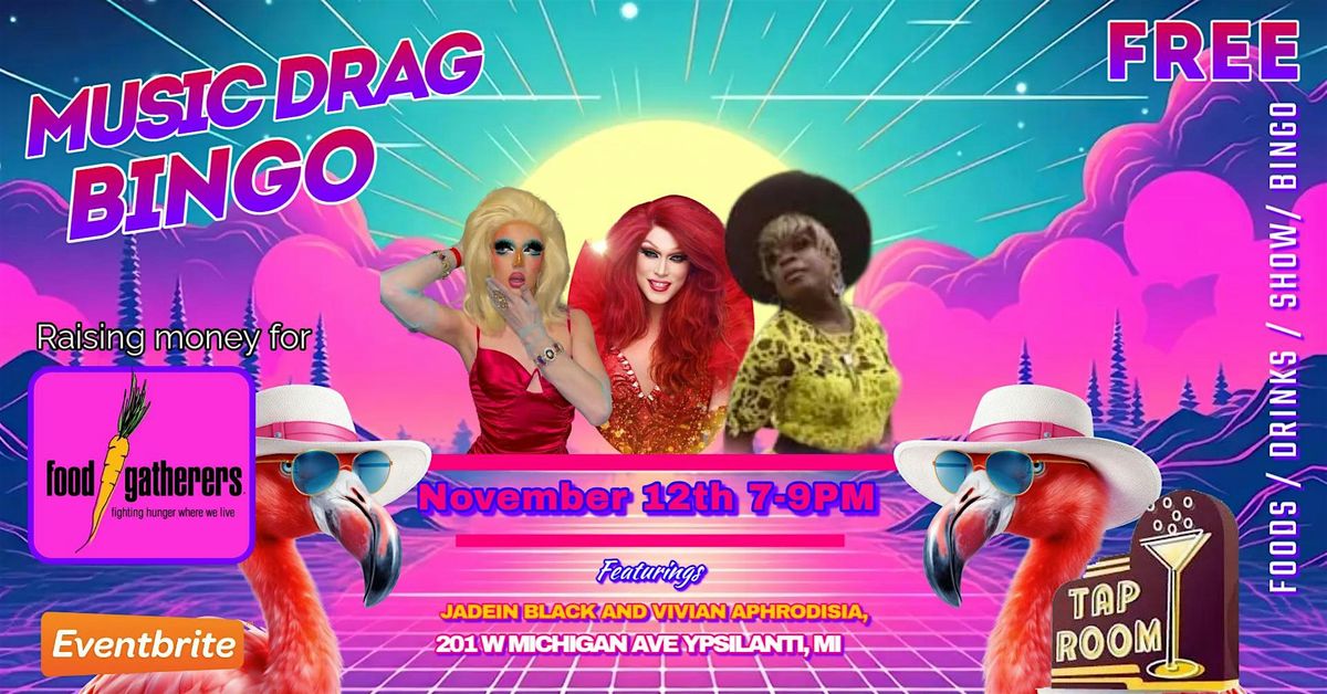 Free Music Drag Bingo for Food Gatherers