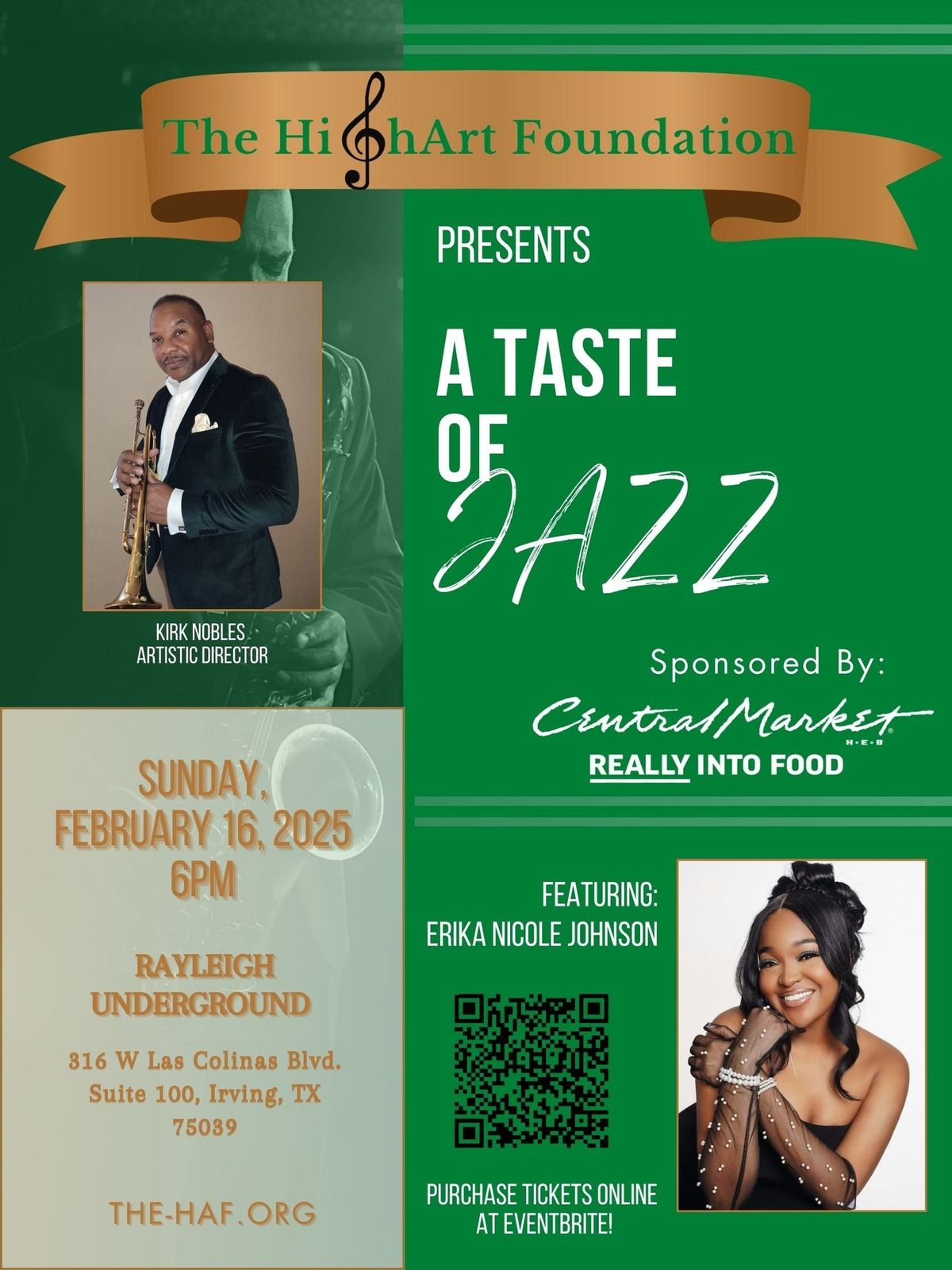 The HighArt Foundation presents...A Taste of Jazz 