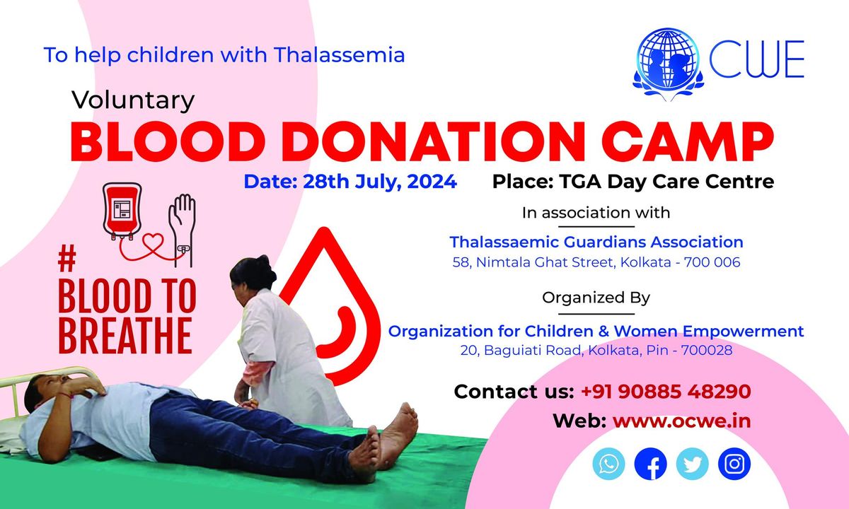 Blood Donation Camp for the Children with Thallassaemia