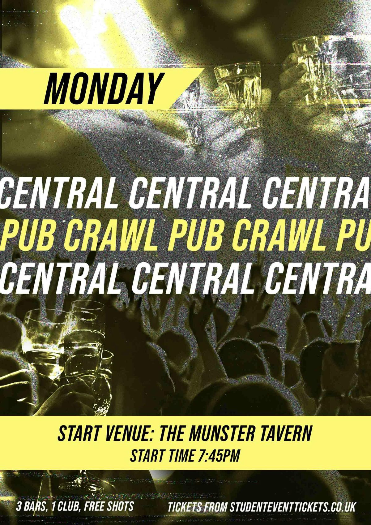 CENTRAL LONDON PUB CRAWL - MONDAY 1ST SEP \/\/ WITH FREE SHOTS!
