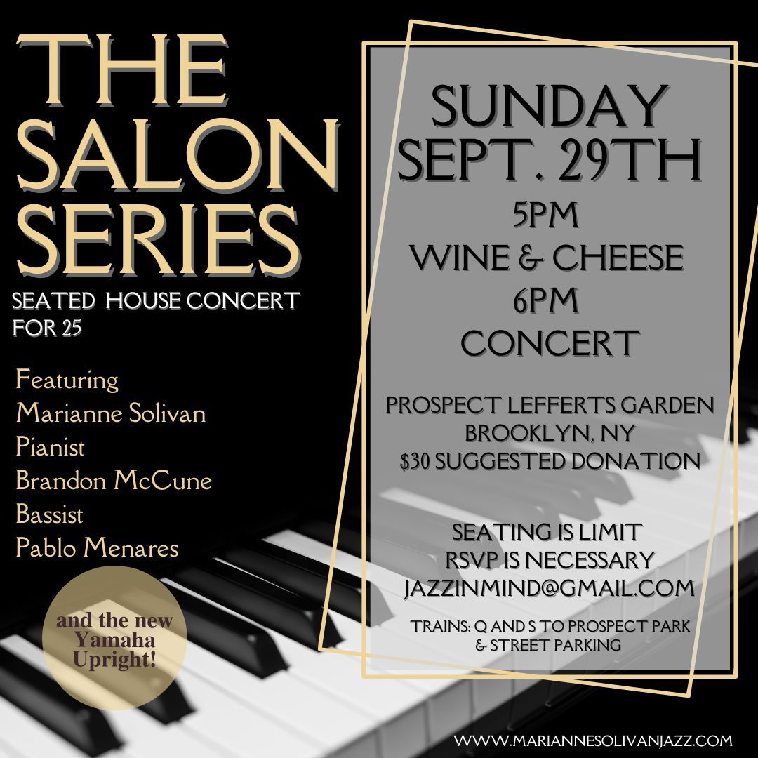 The Salon Series - September 29th 5pm