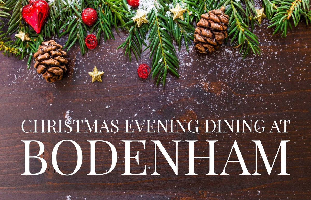 Christmas Evening Dining at Bodenham