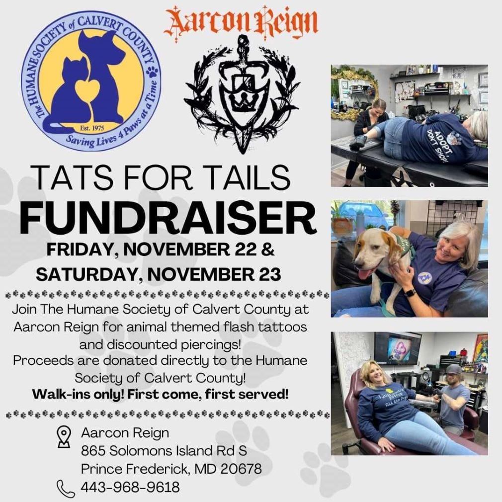 Tats for Tails Fundraiser at Aarcon Reign