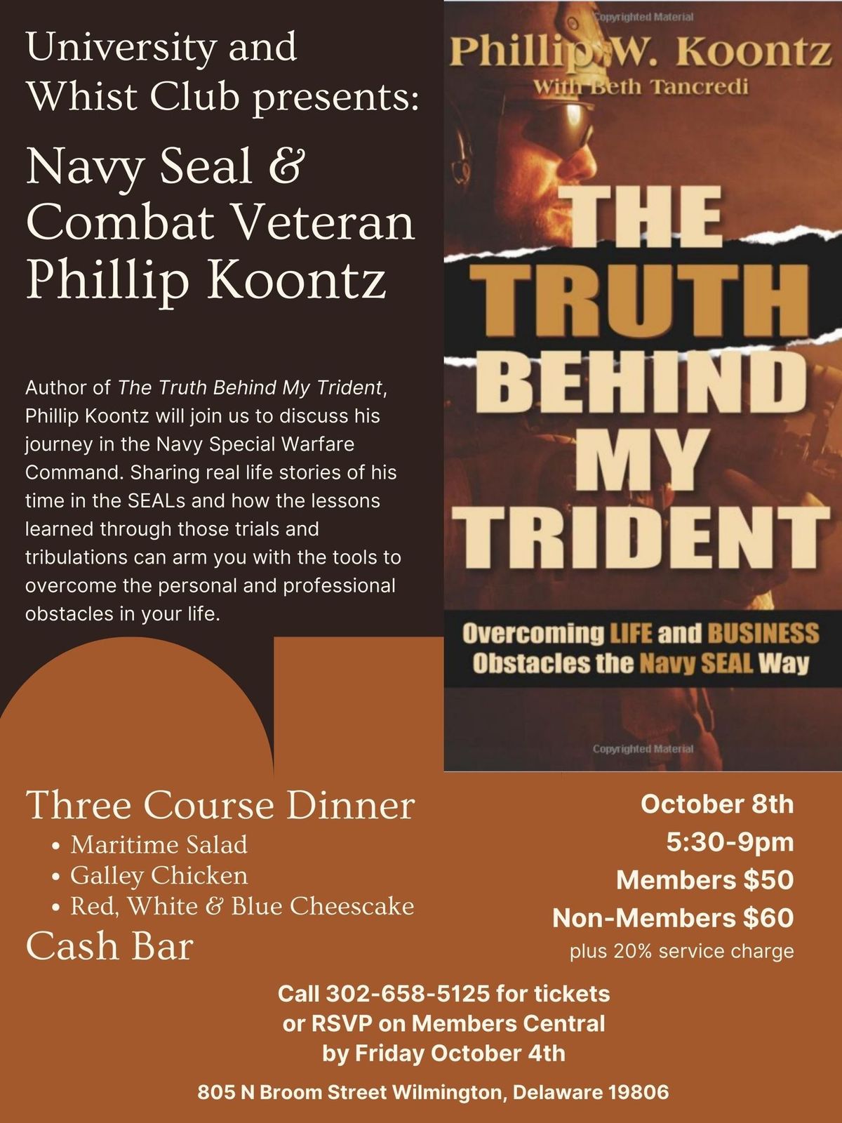 An Evening with Navy Seal and Combat Veteran: Phillip Koontz