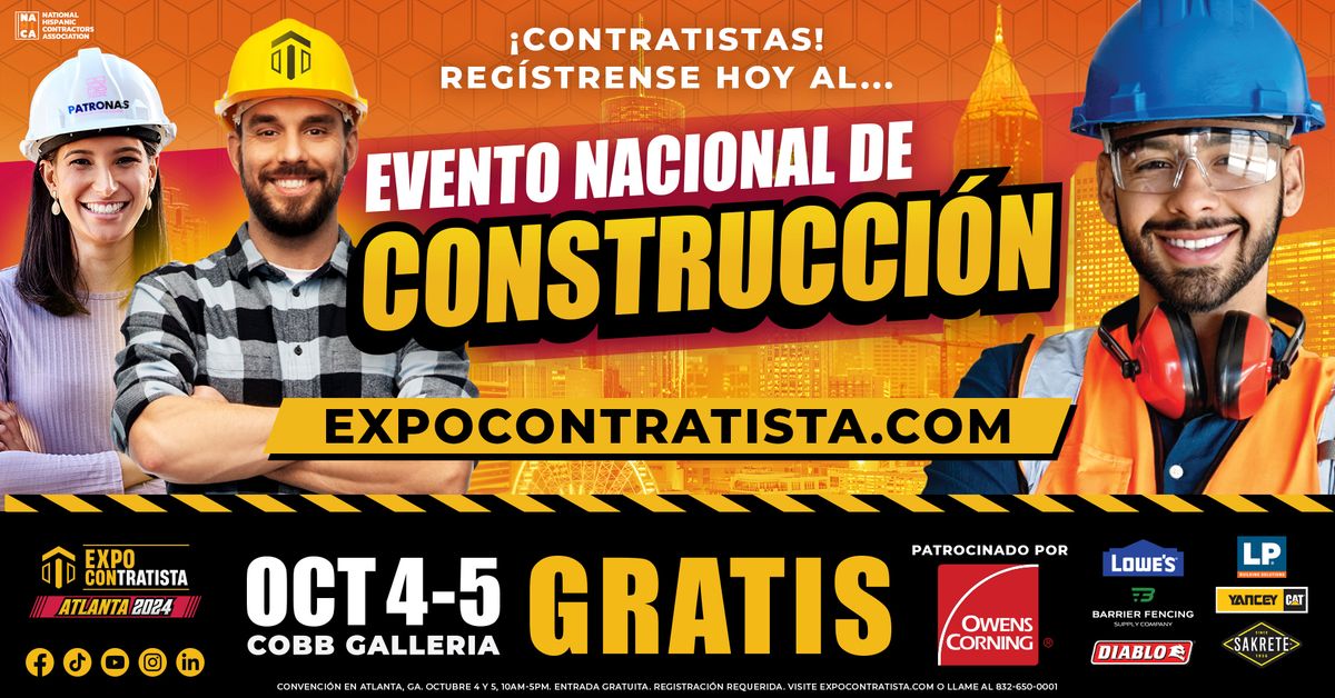 Expo Contratista 2024 | EXPOSICI\u00d3N NACIONAL DE LA CONSTRUCCI\u00d3N HISPANA