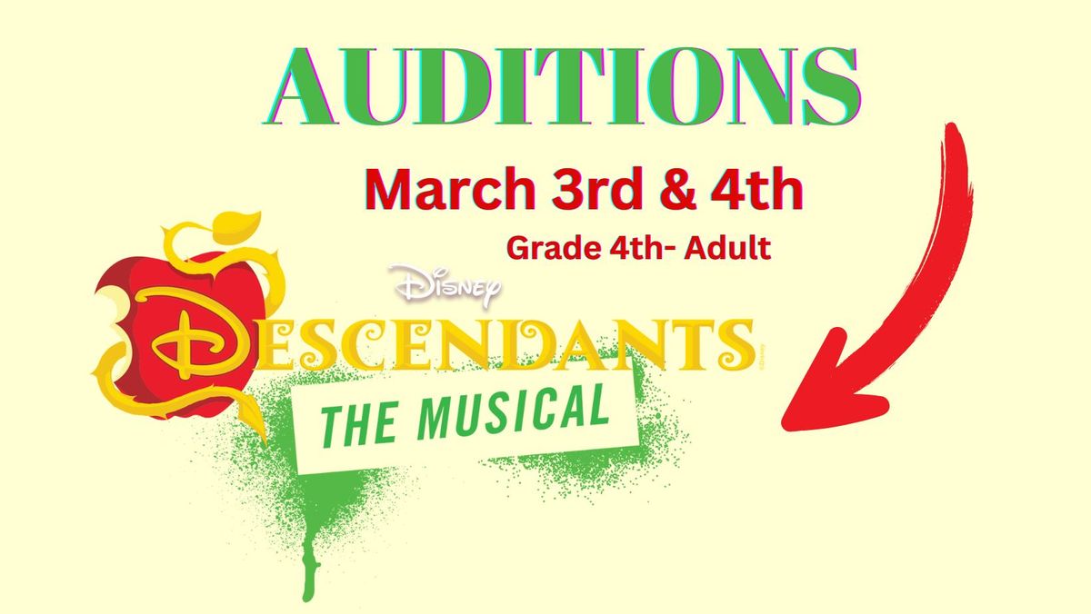 AUDITIONS: Disney's Descendants The Musical