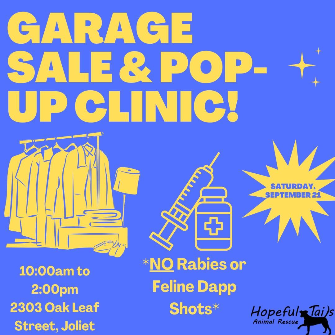 Garage Sale & Pop-up Clinic