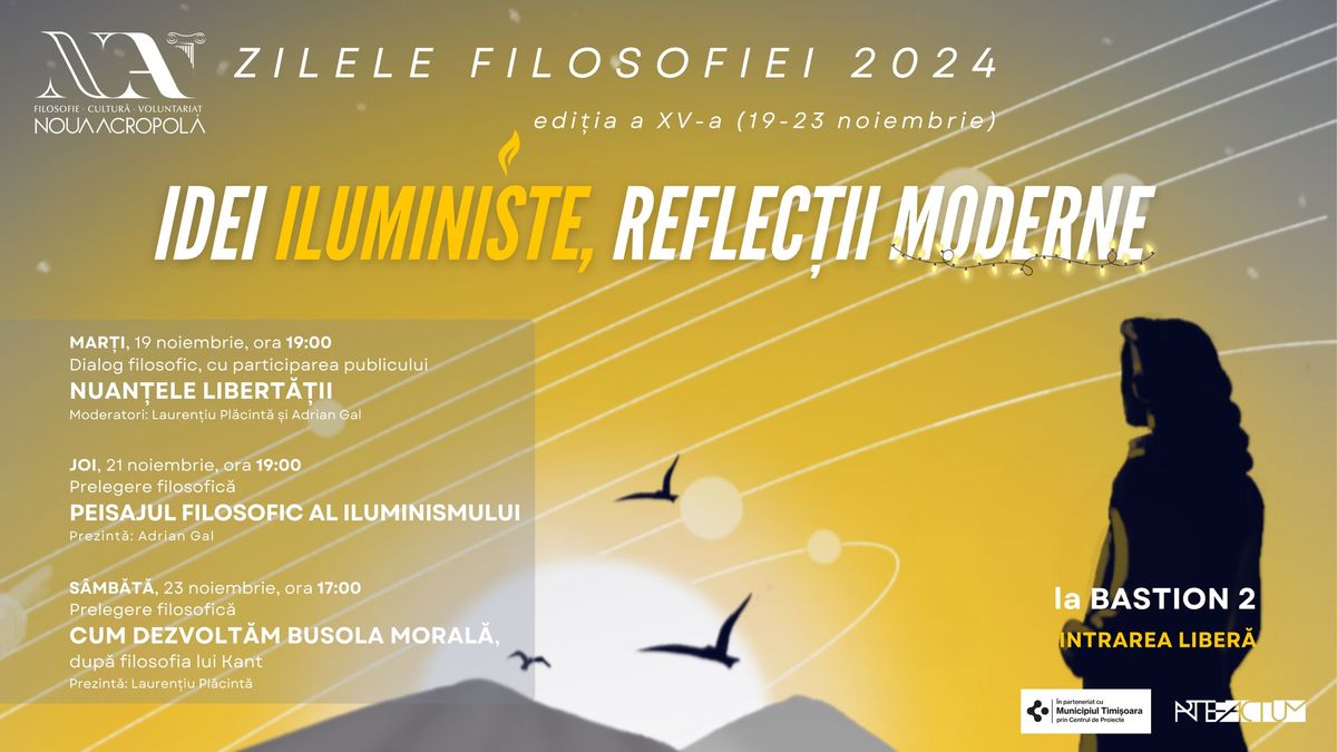 Zilele Filosofiei 2024: Idei Iluministe, Reflec\u021bii Moderne