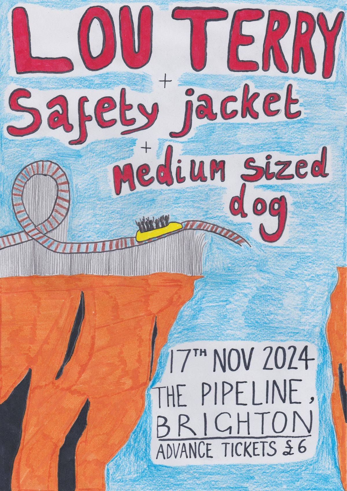 LOU TERRY + Safety jacket + Medium Sized Dog | The Pipeline, BRIGHTON | 17.11.2024