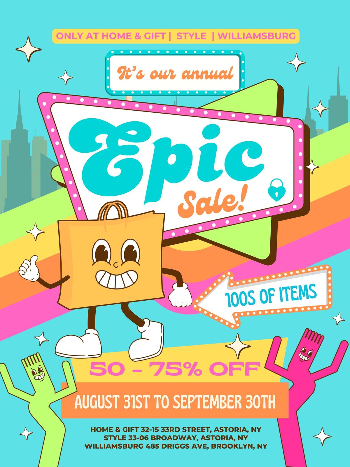 The Annual EPIC Sale - Home & Gift, Williamsburg & Style