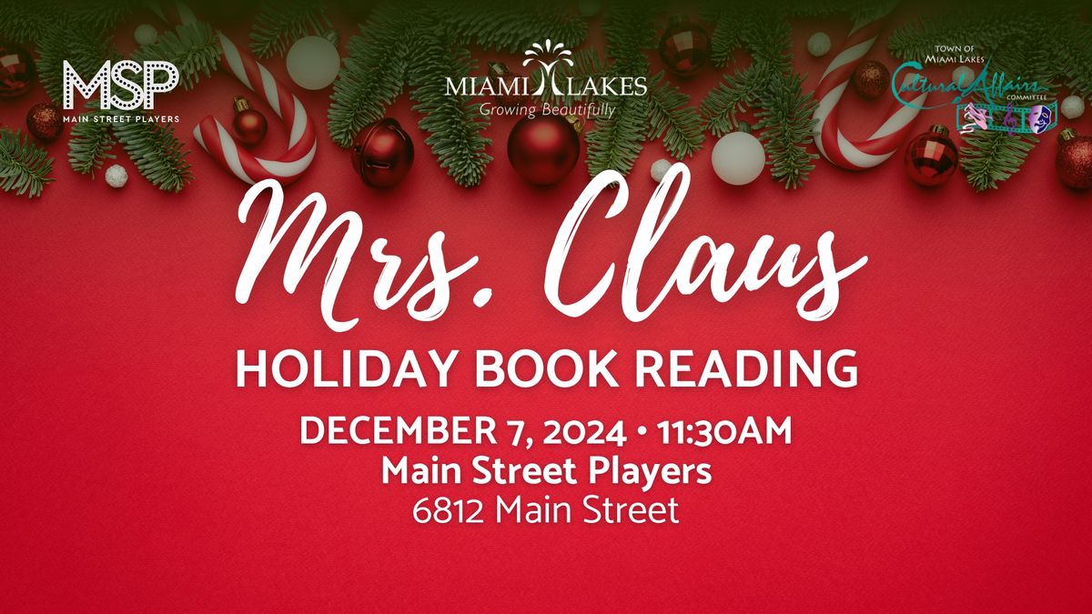 Mrs. Claus Holiday Book Reading