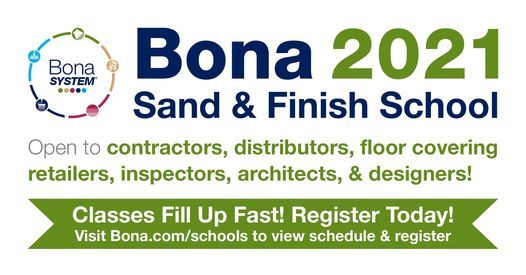 Bona Sand Finish School 4950 Keller Springs 480 Addison Tx 75001 Greenwood Village 16 June To 18 June