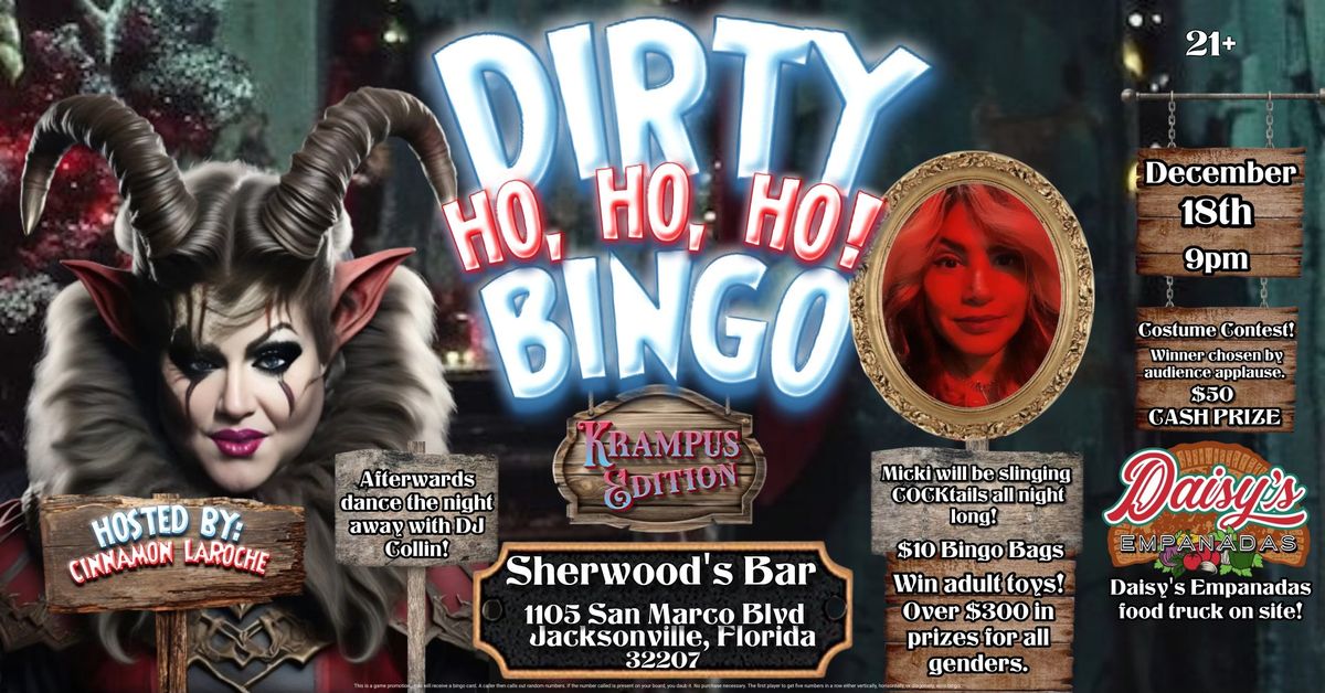 Dirty Ho, Ho, Ho! Bingo - Krampus Edition at Sherwood's Bar