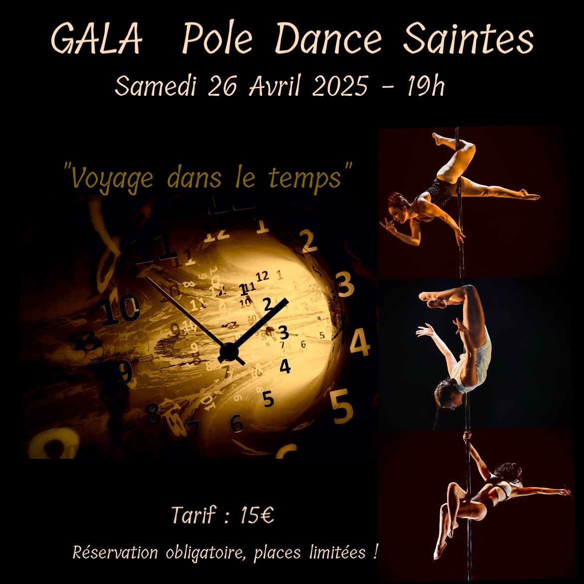 GALA Pole Dance Saintes \u00abVoyage dans le temps \u00bb