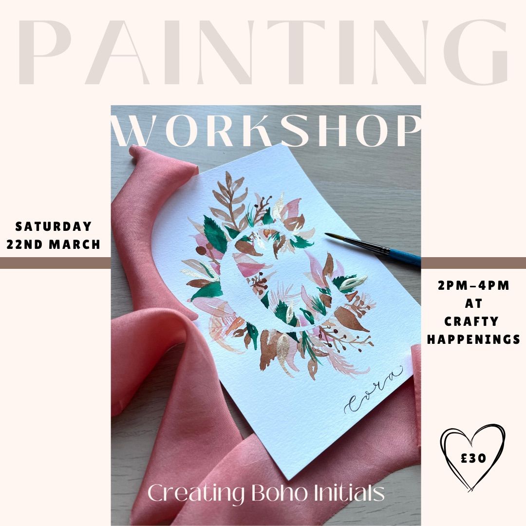 Boho Painting Watercolour workshop