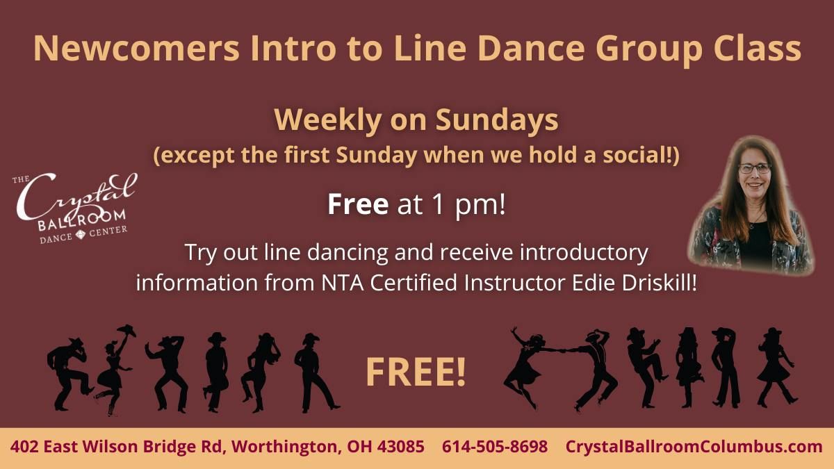 Newcomers Line Dance Introduction and Placement Class