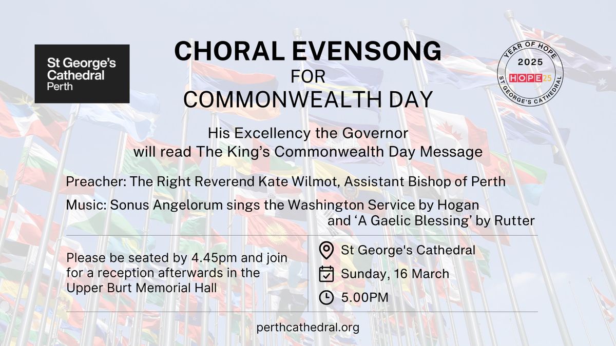 Choral Evensong - Commonwealth Day