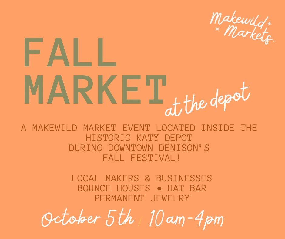 Fall Market At The Depot 