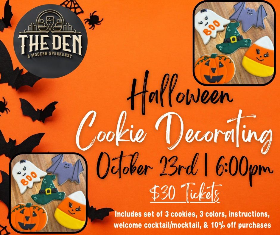 Halloween Cookie Decorating - At The Den