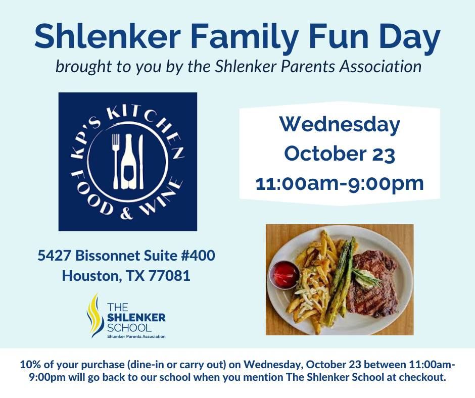 KP's Kitchen Bellaire- Family Fun for Shlenker