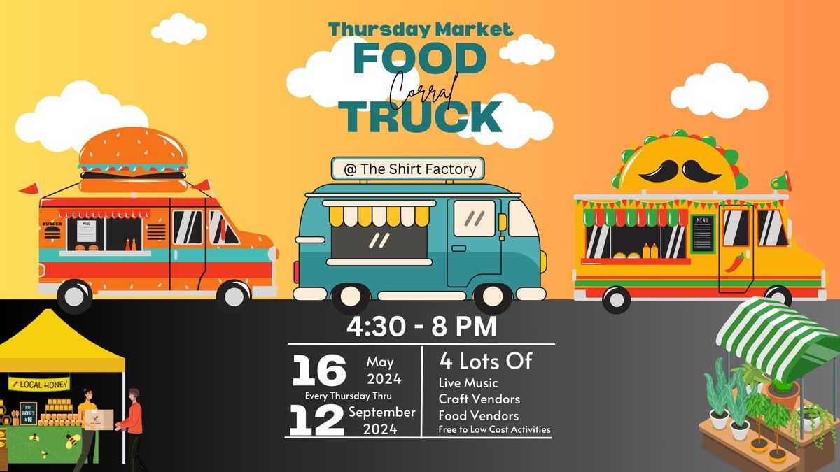 Thursday Market & Food Truck Corral - Dog Month