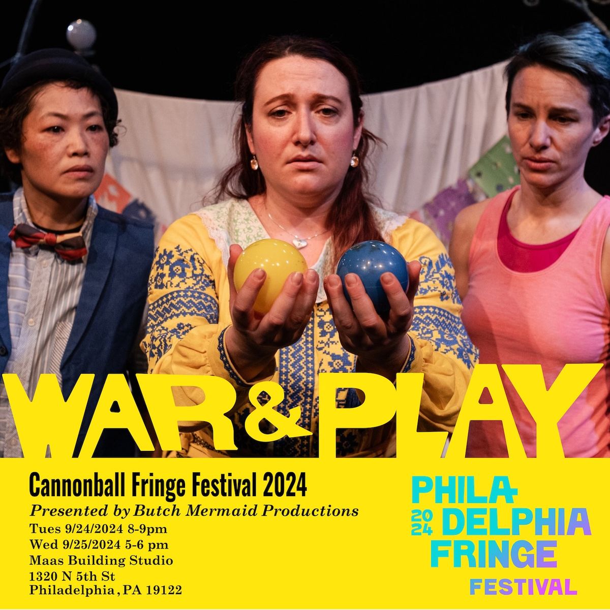 "War and Play: A Clown Odyssey of Survival" at Philly Fringe 2024