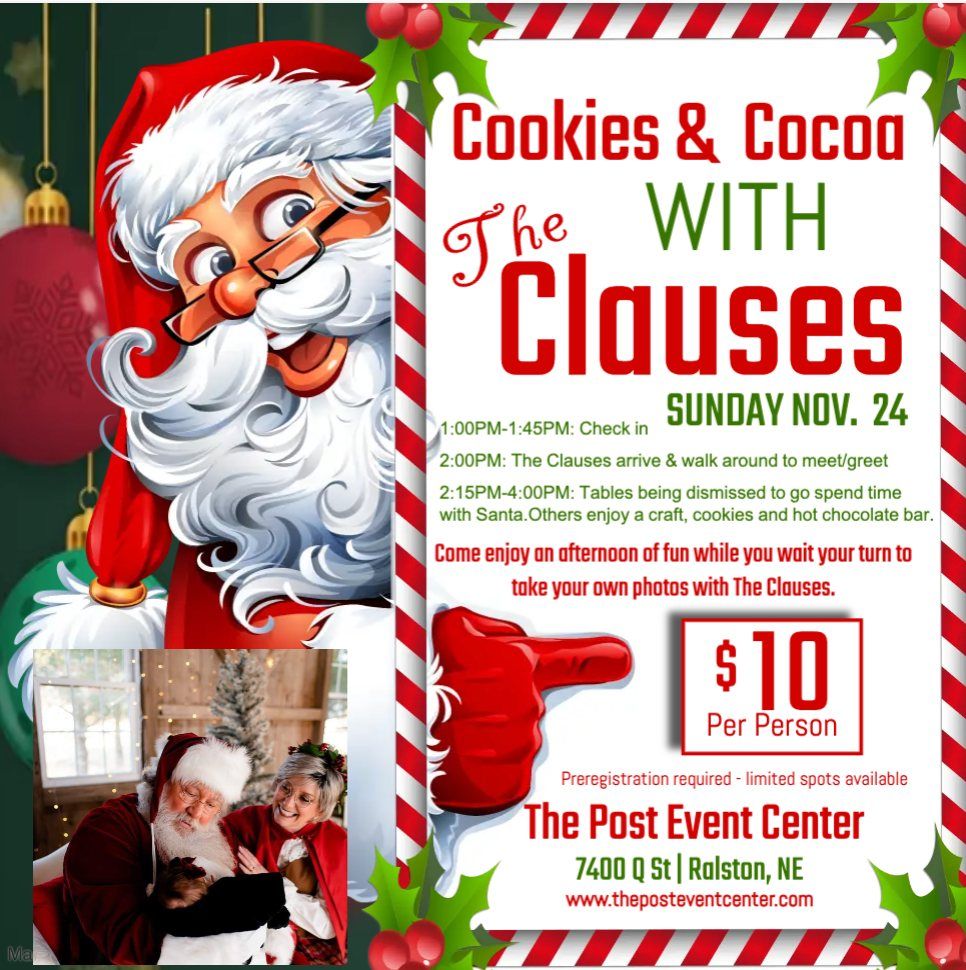 Cookies, Cocoa and The Clauses