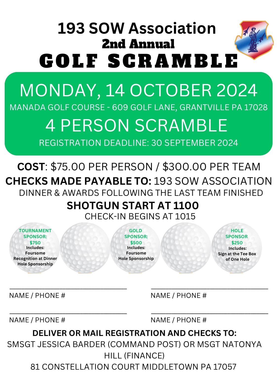 Golf Scramble