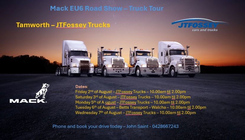 Mack EU6 Road Show - Truck Tour