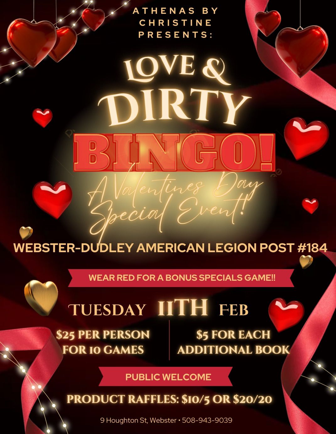  Valentine\u2019s Day, Dirty Bingo! \u2665\ufe0f