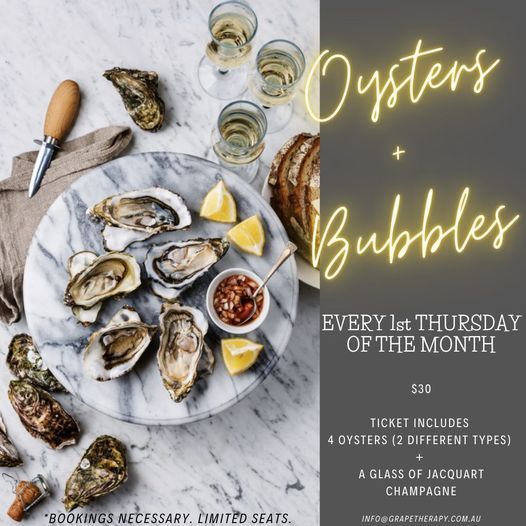 GET SHUCKED! Oysters & Bubbles Night