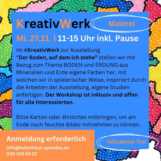 #KreativWerk ERDUNG: Malerei mit Naturmaterialien