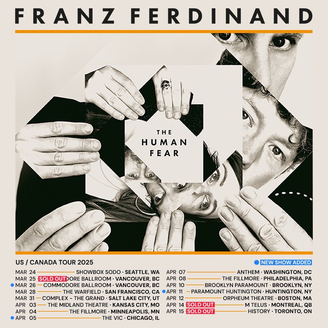 Franz Ferdinand at The Paramount Huntington