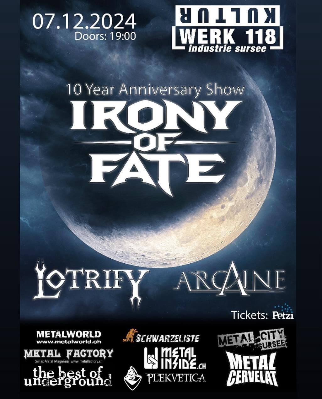 Irony Of Fate - 10 Year Anniversary Show \/\/ with Lotrify and Arcaine