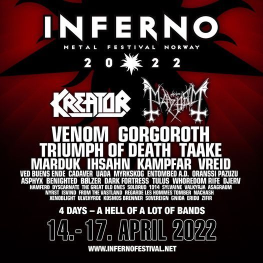 Tour al Inferno Metal Festival Norway