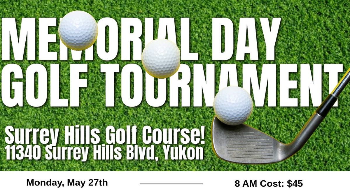 Memorial Day Golf Tournament