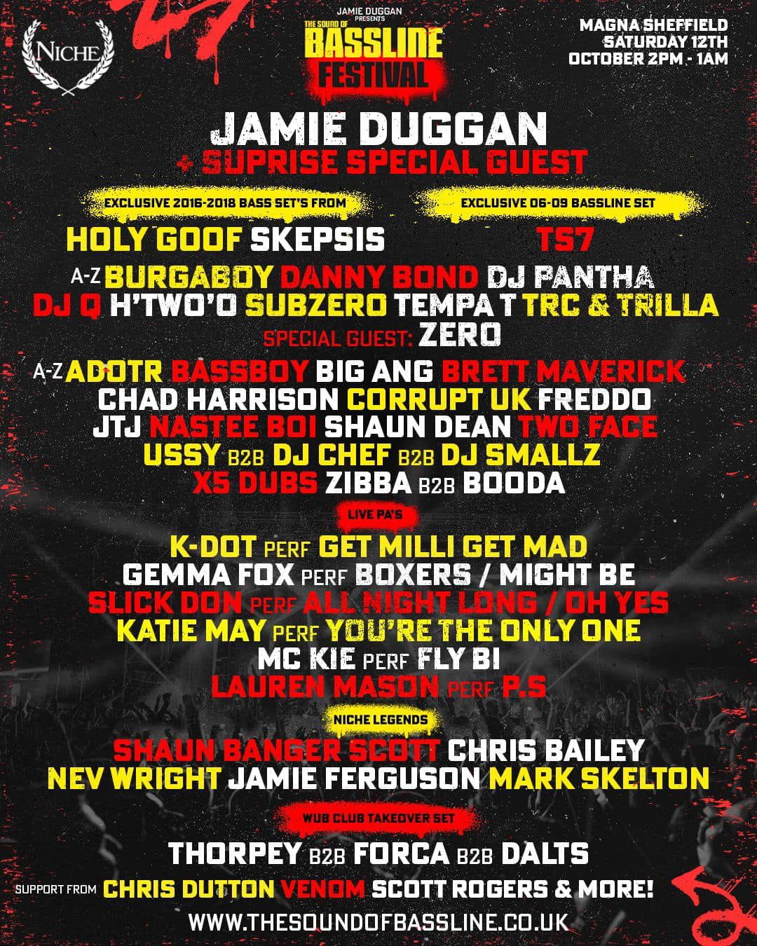 Jamie Duggan Sound Of Bassline Festival