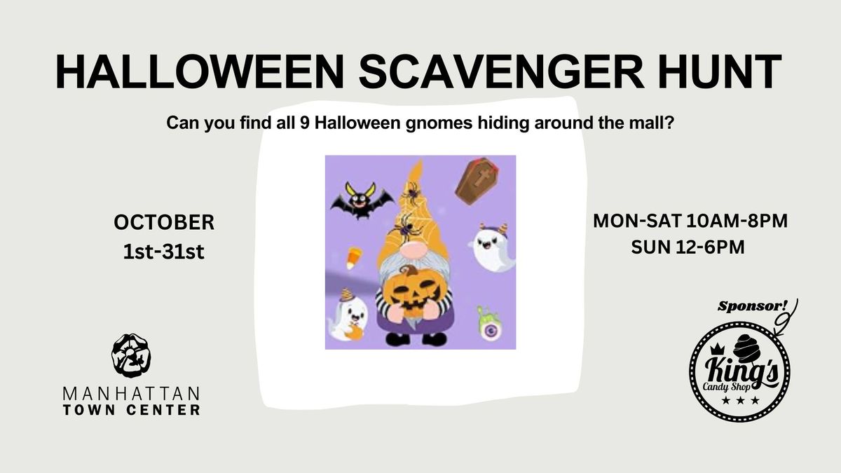 Halloween Scavenger Hunt