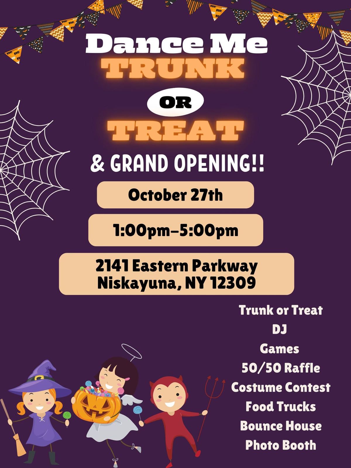 Dance Me Trunk or Treat & Grand Opening! 