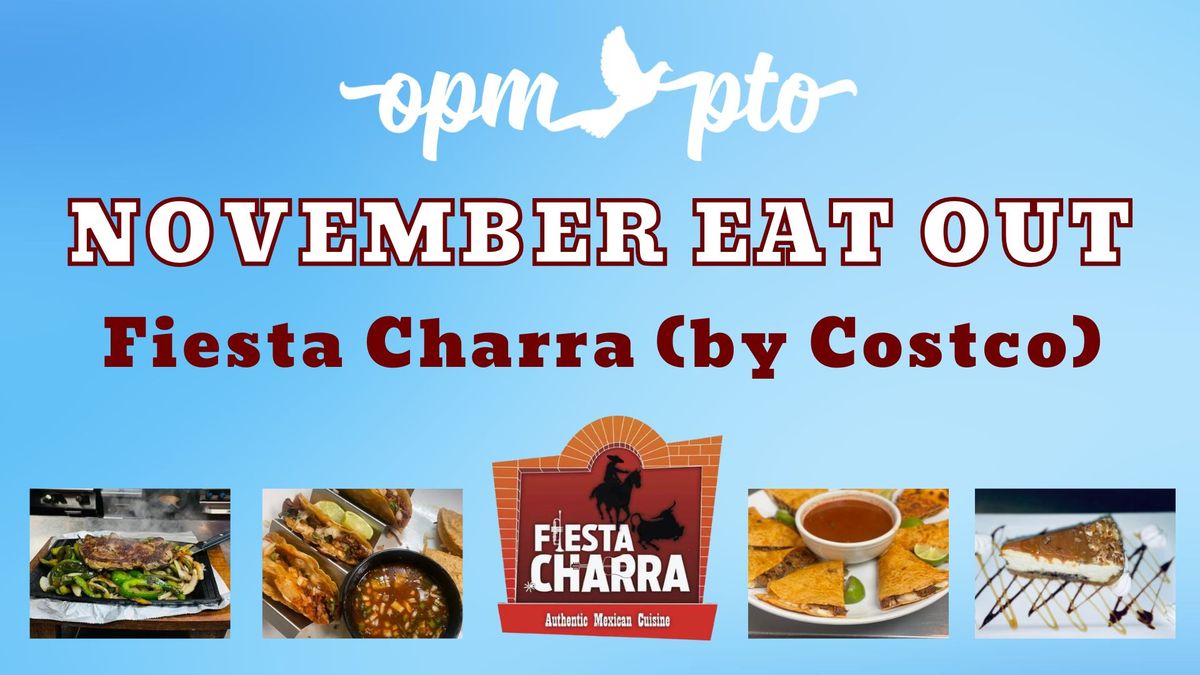 November Eat Out at Fiesta Charra (Costco)