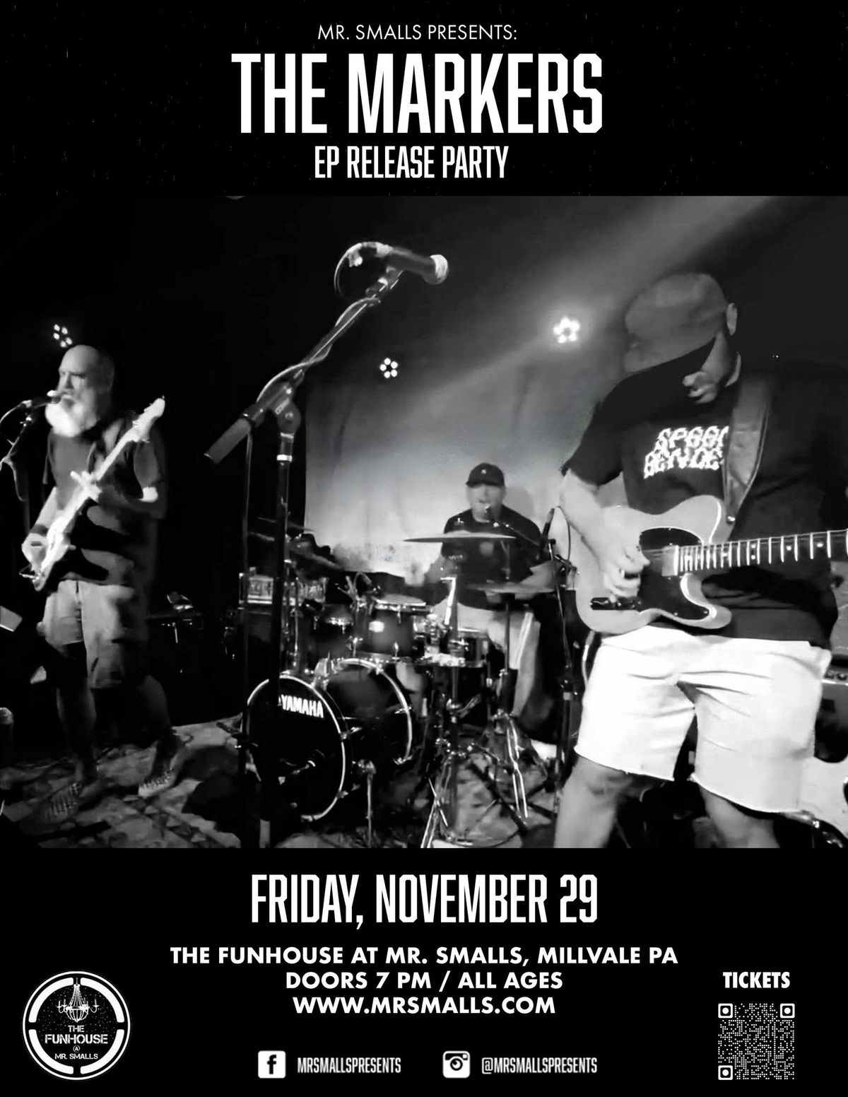 Mr. Smalls Presents: The Markers EP Release with Citywitch, Nino Albanese Trio