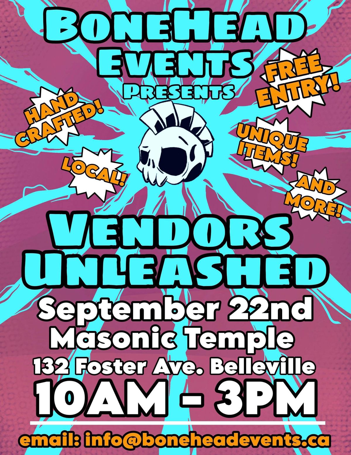 BoneHead Events - Vendors Unleashed!