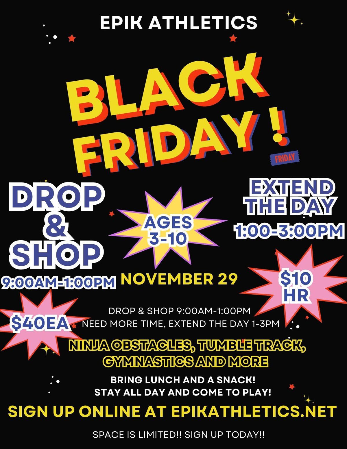 Black Friday Drop and Shop!!! 