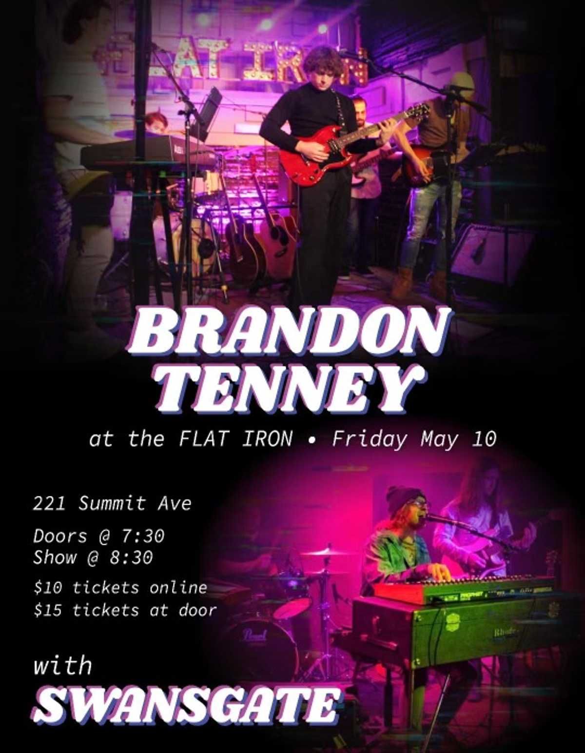 Brandon Tenney (Full Band) w\/ Swansgate